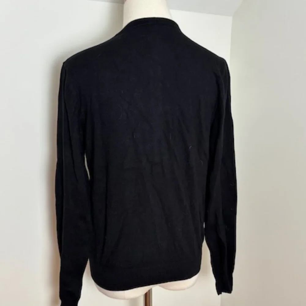 NWT Ann Taylor black cotton cardigan S - Picture 2 of 7